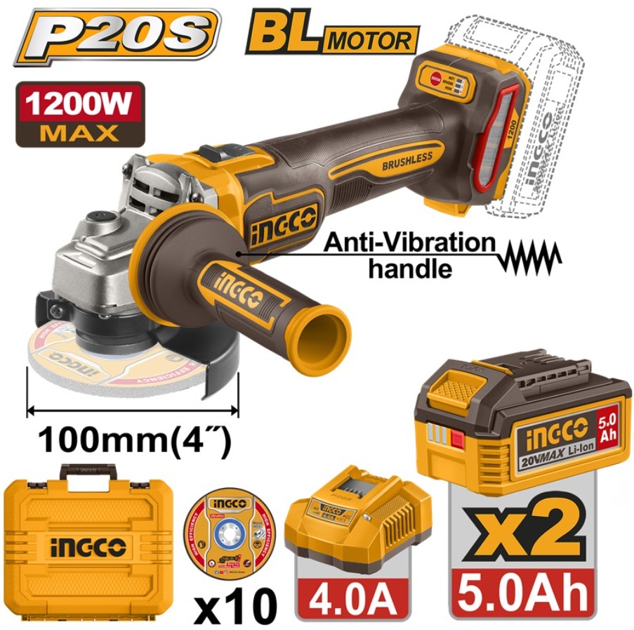 Ingco 20v battery 50