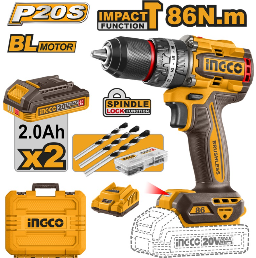 Ingco 20v battery 64