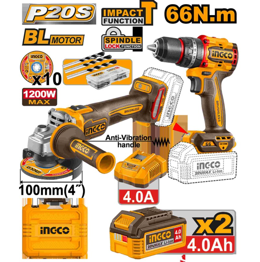 Ingco 20v battery 133