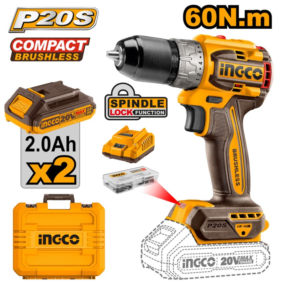Ingco 20v battery 186